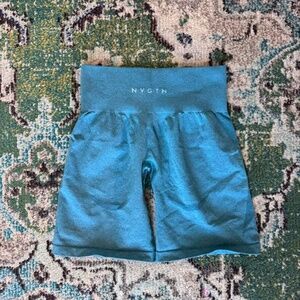 Like New Women's Teal NVGTN Workout Shorts